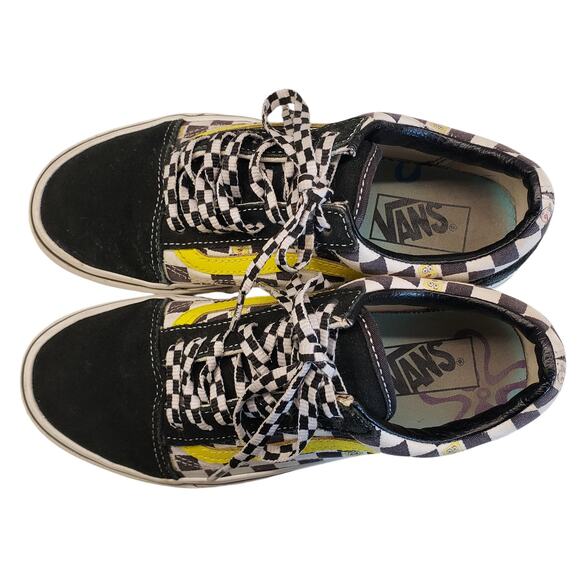 Vans SpongeBob SquarePants Old Skool Off The Wall Womens 7.5 Mens 6 - Picture 3 of 14
